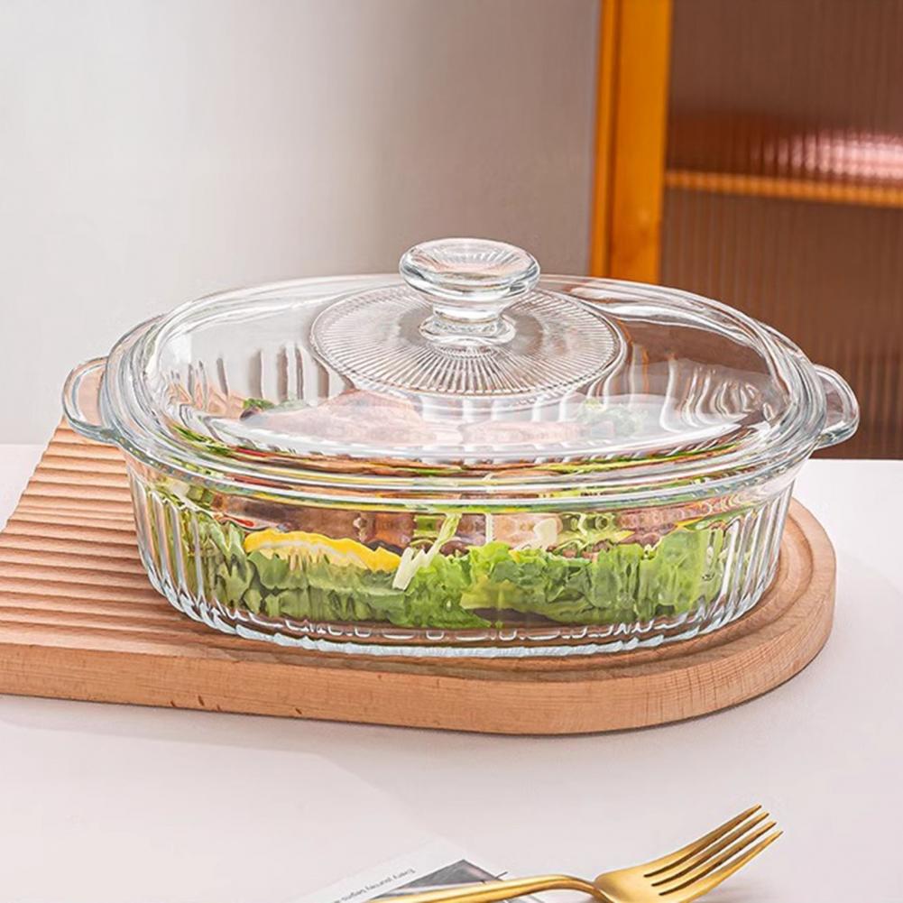 Meal Prep Glass Containers Oven Safe - Жаропрочная стеклянная форма для выпечки с