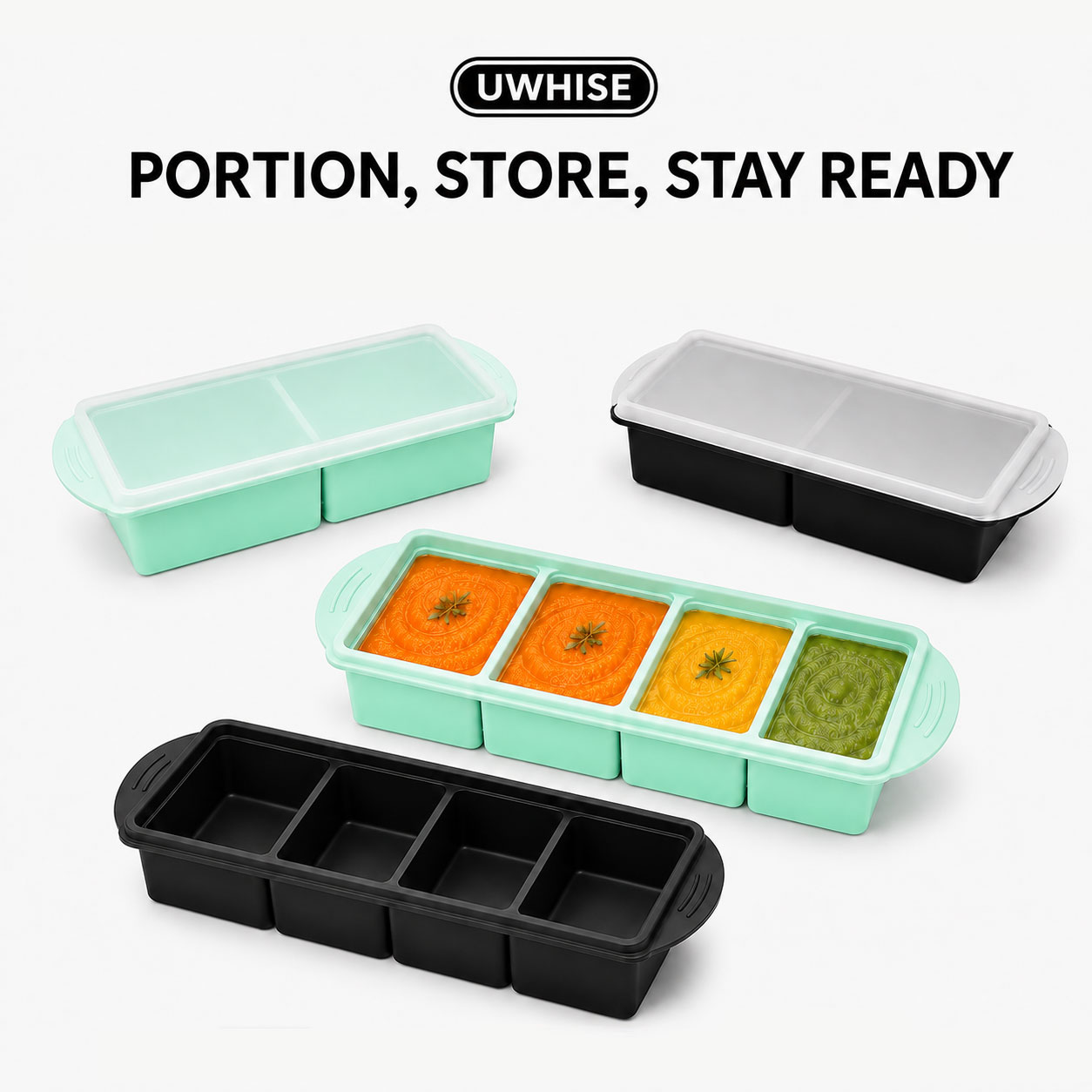 Meal Prep Menu - Силиконовый контейнер для заморозки супа Uwhise