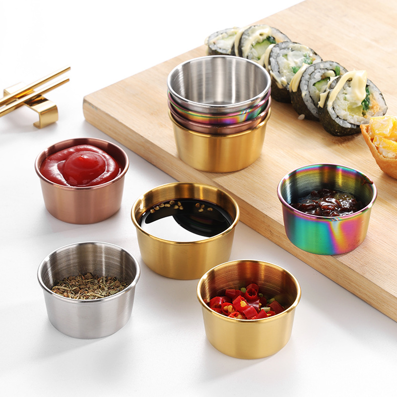 Sauce Dipping Cup - 304 искусственная нержавеющая сталь, чашка для