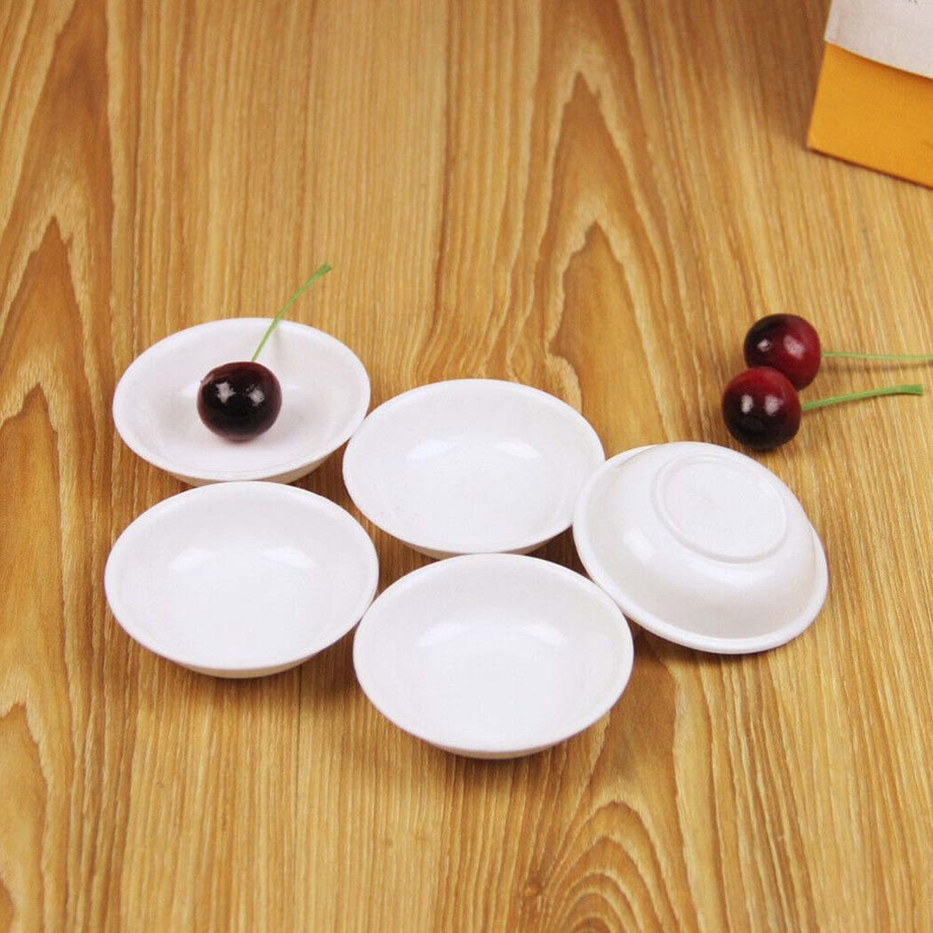 Sauce Dipping Cup - 5 шт., белые пластиковые блюда для