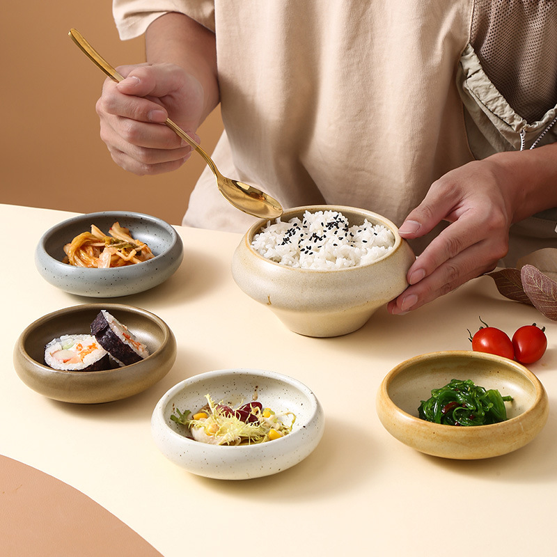 Sauce Dipping Cup - Японское ретро керамическое блюдо для закусок,