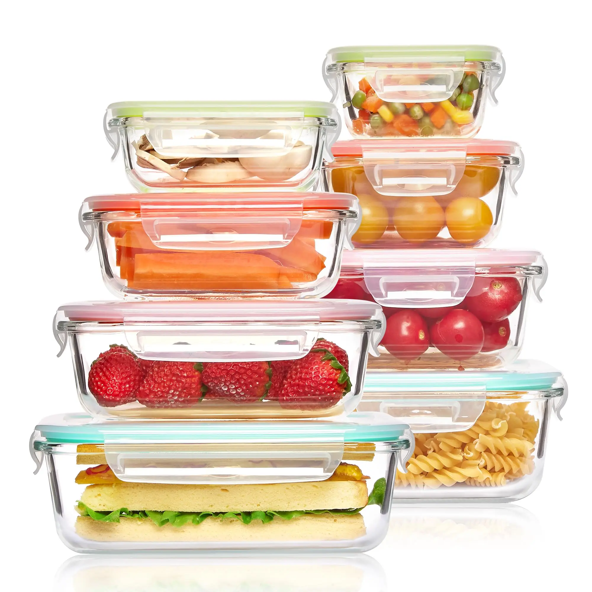 Meal Prep Glass Containers Oven Safe - Стеклянный ланч-бокс Контейнеры для хранения продуктов