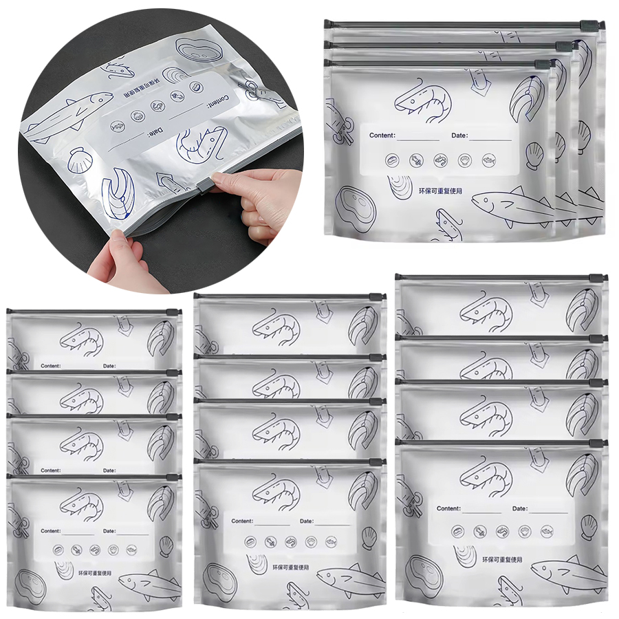 Meal Prep Ziplock - 24-48 шт./упаковка, пакеты с застежкой-зиппером из