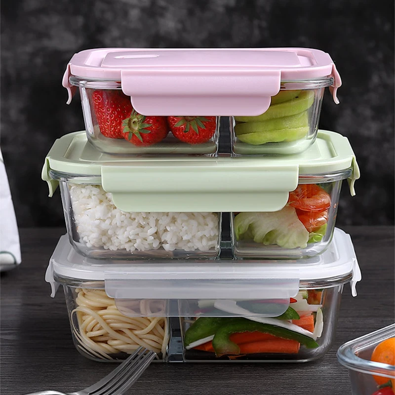 Стеклянный ланч-бокс, герметич – обзор и цена Meal Prep Glass Containers Oven Safe