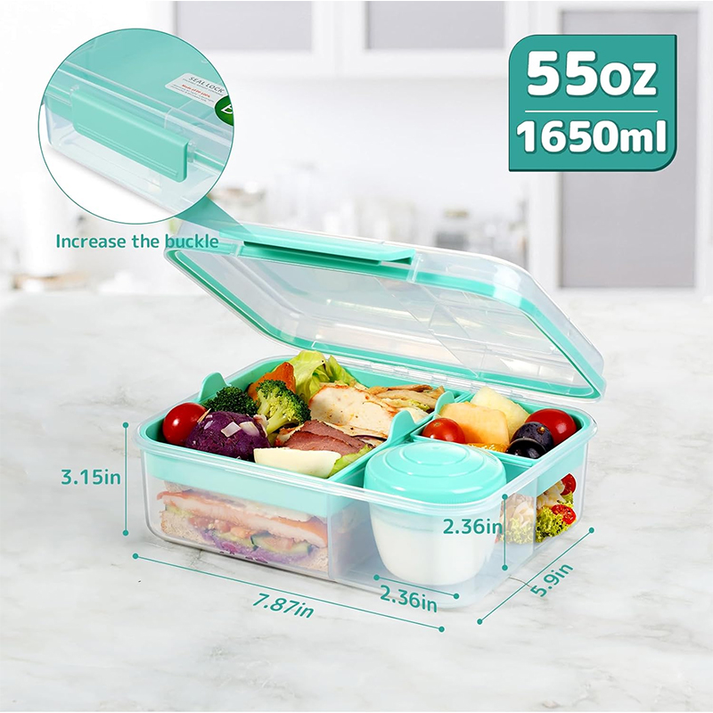Ланч-бокс с 4 отделениями, гер – обзор и цена Meal Prep Menu