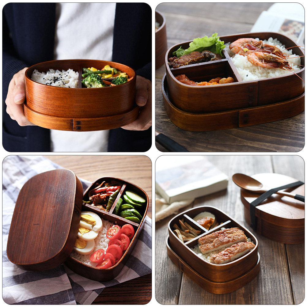 1 шт. Японская деревянная ланч – обзор и цена Meal Prep Japanese Food